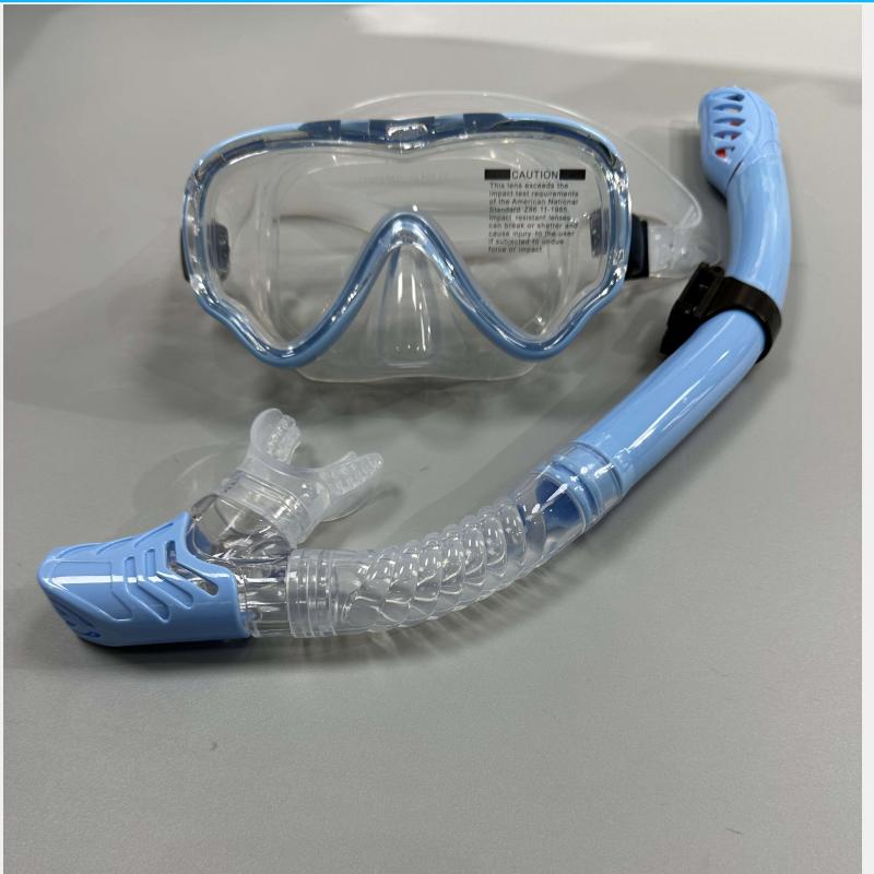 Трубка Комплект для дайвинга для взрослых Закаленное стекло Профессиональное панорамное снаряжение для дайвинга Обучение плаванию Комплект для дайвинга