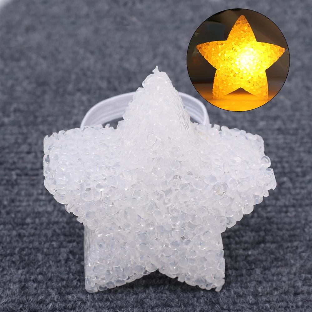 Звезда в форме звезды, портативный светодиодный фонарь, противоскользящая лента, лампа