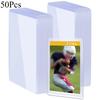 25/50/100 шт. Жесткие Пластиковые Защитные Протекторы для Игровых Карт Top Loaders 3x4 Дюйма Держатель для Спортивных Коллекционных Карт Прозрачное Хранилище для Игровых Карт