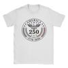 Summer 250 Years American Anniversary T Shirt for Unisex Women  Cotton Tshirts Short Sleeve Clothes