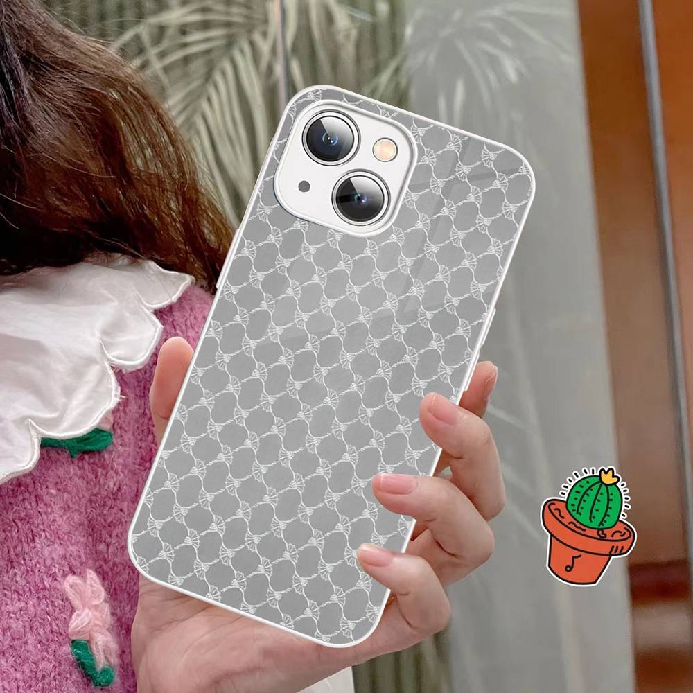 Закаленное стекло с логотипом J-Joops для iPhone 14 13 12 11 Pro Mini XS MAX 14Plus X XS XR Чехол