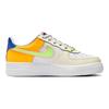 Nike Air Force 1 LV8 GS Player One — Детские кроссовки Laser Orange White Ghost-Green FB1838-131