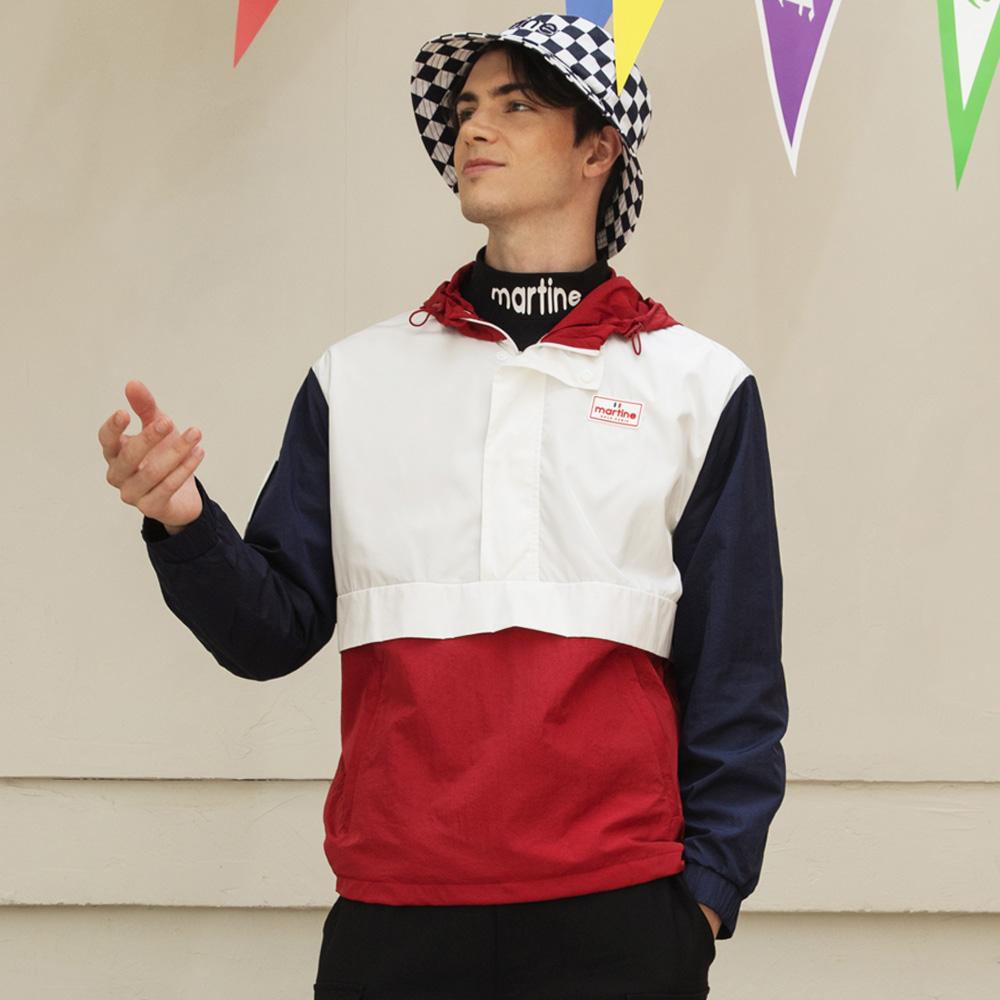 Анорак с капюшоном Martine Golf Color Block_Красный (Мужчины)