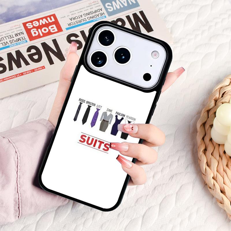 Чехол для телефона из сериала Suits для iPhone 17 16e 15 14 13 12 11 Pro Max Air Mini Мягкий защитный чехол