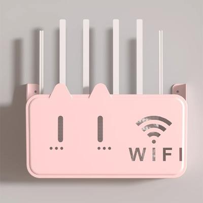 1 шт. настенный беспроводной маршрутизатор Wi-Fi, полка, ящик для хранения, органайзер из АБС-пластика, кабель, кронштейн для питания, органайзер, ящик для домашнего декора
