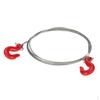1/10 RC Rock Crawler Monster Truck Parts 820mm Steel Tow Toe Rope Red Hooks for Car Trucks