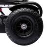 Metal Kids Pedal Go Kart with Adjustable Seat Inflatable Tyres Black