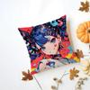 Fashion Pop Art Anime Street Graffiti Cushion Cover Washable Linen Pillowcase Soft  for Daily Sofa Bed Home Room Decor