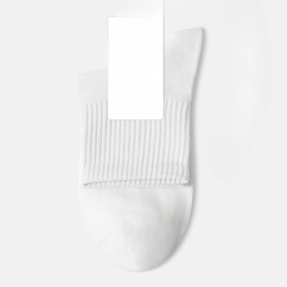 Женские весенне-летние носки-трубы из чистого хлопка, впитывающие пот, дышащие, бесшовные