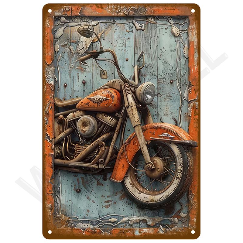 Retro Tin Sign Vintage Metal Signs Plates Posters House Interior Bathroom Wall Art Mural Aesthetic Room Home Decor Decorations