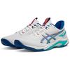 Asics Netburner Ballistic FF Low Top Training Shoes Unisex White Blue Sneakers 1051A096-960