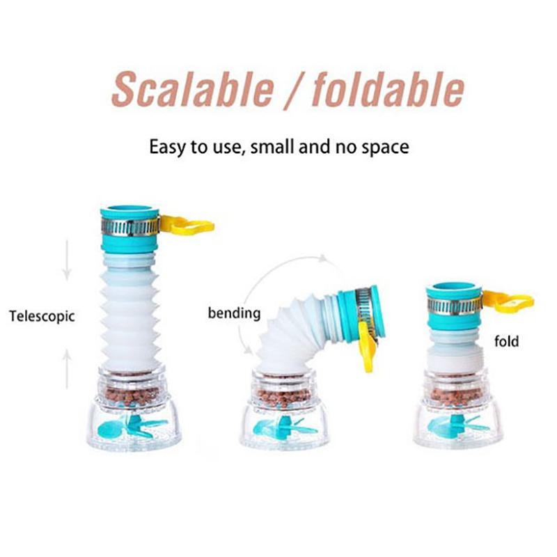 Универсальный кран для воды с вращающейся головкой очиститель воды с активированным углем