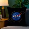 N-Nasa Space Pillow Case Plush Fabric Soft Double Sided Print Sofa Cushion Cover Throw Pillow Covers