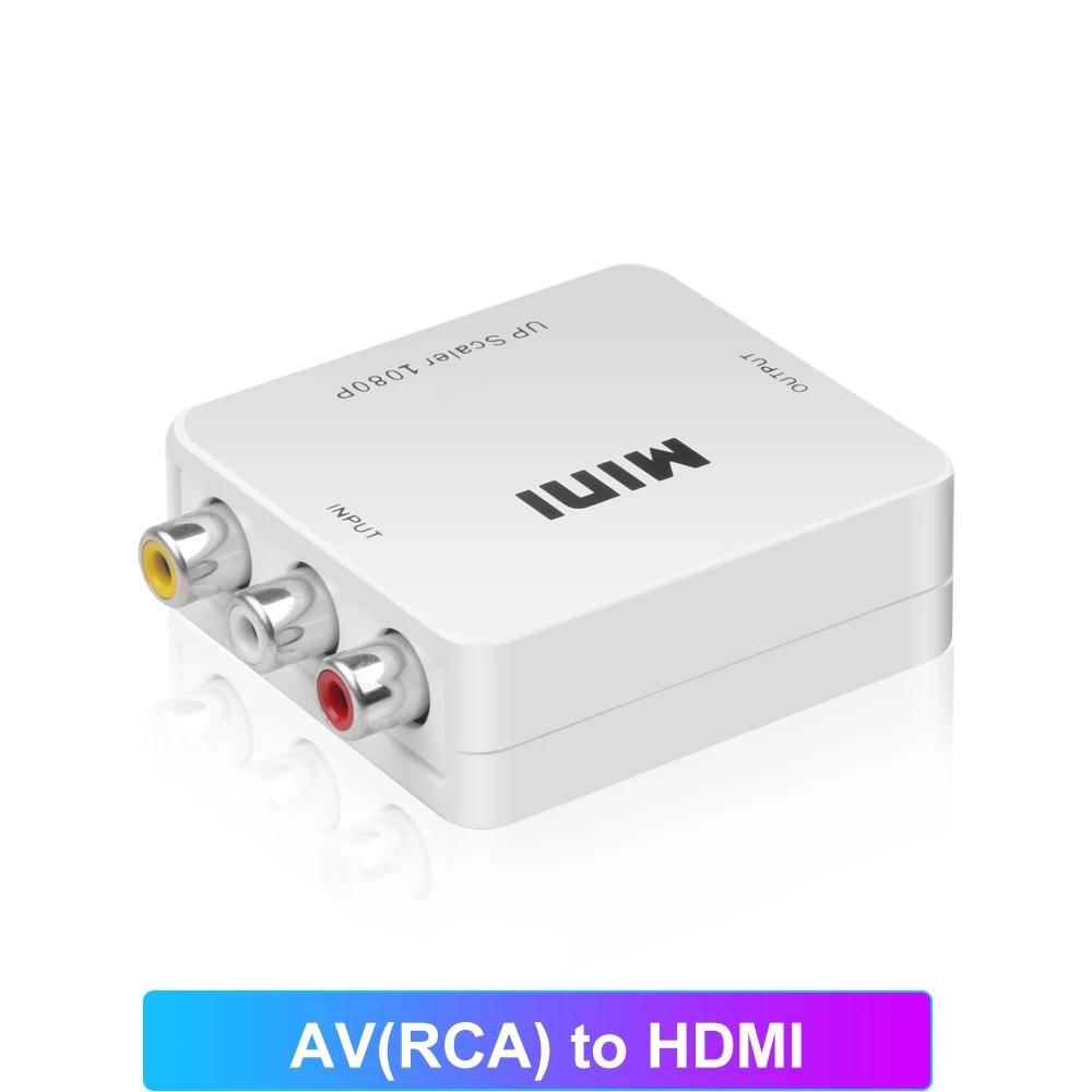 Адаптер HDMI Адаптер HDMI к AV RCA Адаптер HDMI к VGA к HDMI Конвертер AV к VGA VGA к AV RCA для Xbox360 DVD PS3