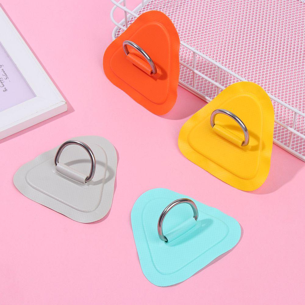 PVC Pad Triangle D Ring Pad/Patch Raft Dinghy Inflatable Boat Patch Kayak Surfboard SUP Tie Down