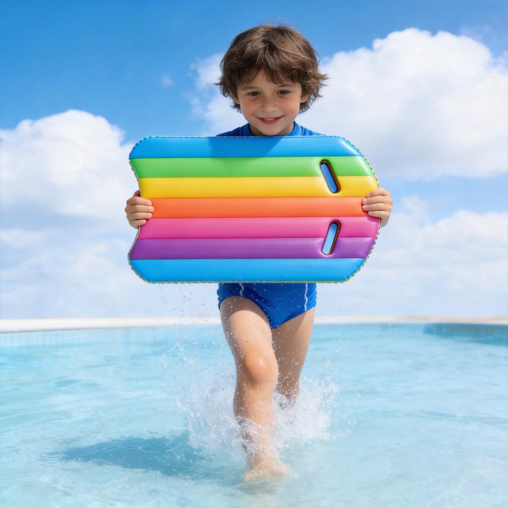 Water Safety Float Board For Children With Durable Plastic Construction For Swimming Practice