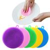 Silicone Cleaning Brush Dishwashing Sponge, Multi-functional Fruit Vegetable Cutlery Kitchenware Brushes, Kitchen Tools
