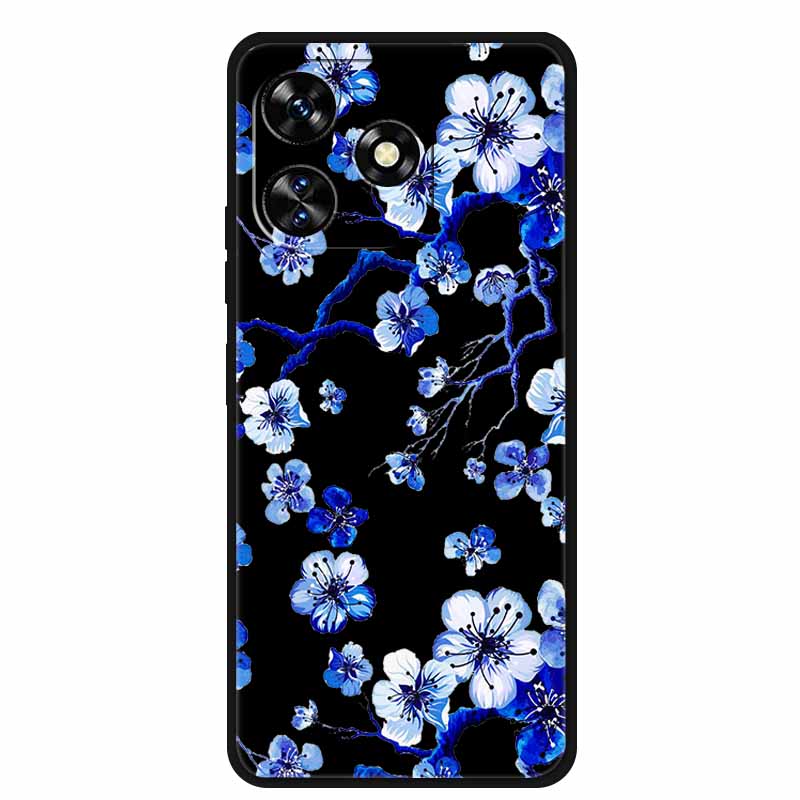 Чехол For Oukitel C51 Чехол Милый Мультяшный Кот Черный Силиконовый Мягкий Чехол для Телефона For Oukitel C51 Задняя Крышка Чехлы C 51 Coque 6.8" Capa