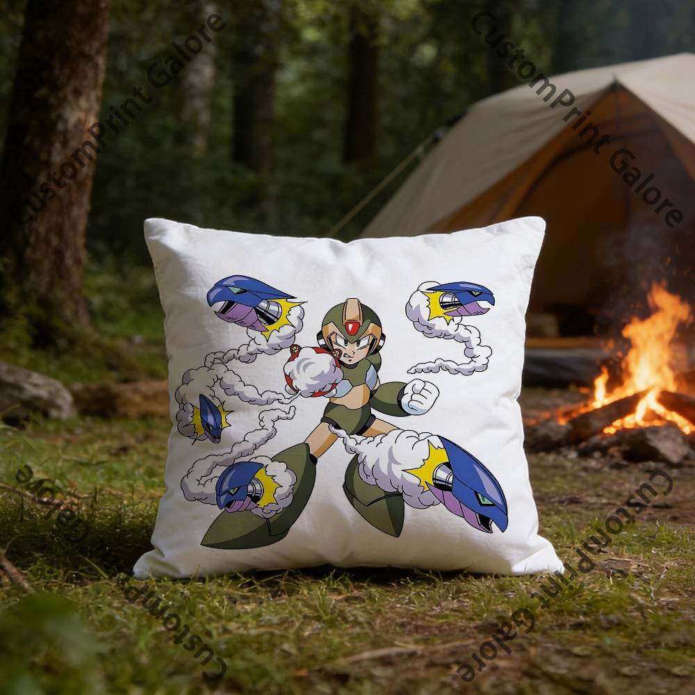 MMegaS NNapalm Man Polyester Printed Pillow Cover Square cm Soft for Sofa Bed Car Home Decor
