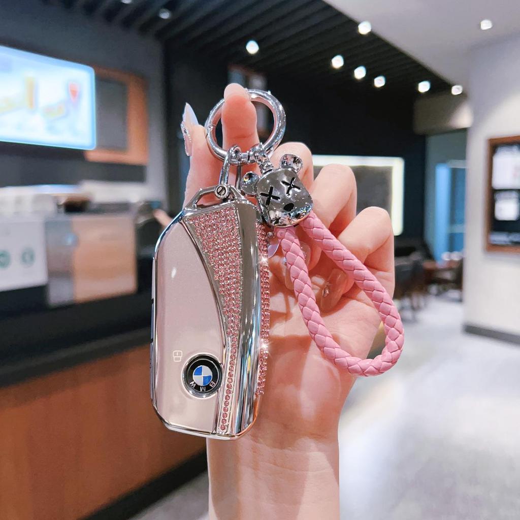 BMW Key Case for 5 Series 525iL, 7 Series X7i; Unisex Design for 2 Series X2i, 5i, 7i, X6, X5