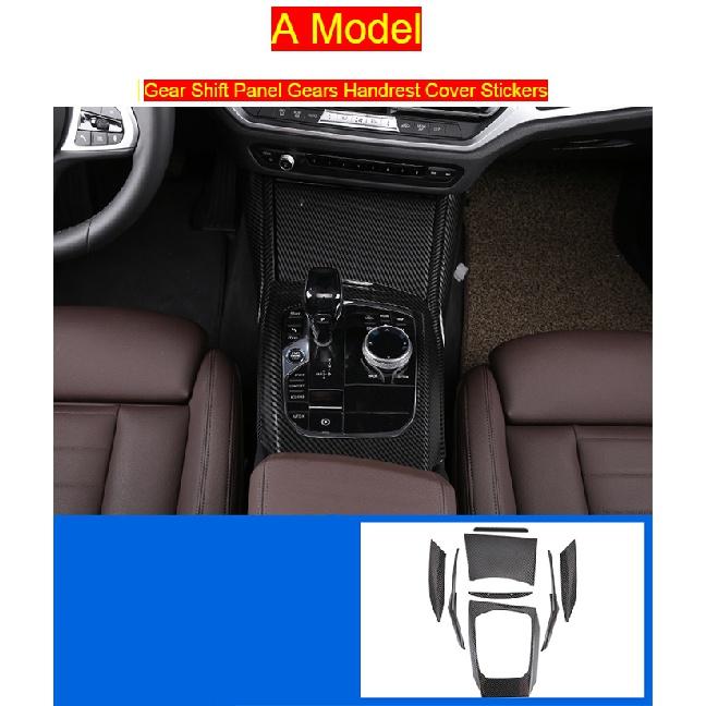 Стайлинг автомобиля из углеродного волокна, подлокотник для уборки, защитные наклейки, чехлы для BMW 3 Serise G20 G28, интерьер авто