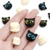 One Acrylic Bead Cartoon Big Eyes Black Cat Beads Wake Lion Carved Beads for DIY Bracelet Craft Jewelry Making