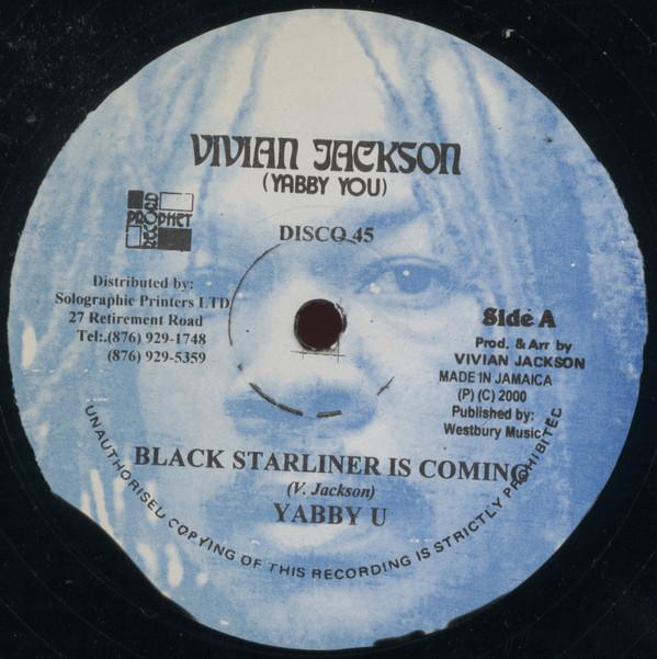 12inch Record YABBY YOU - Black Starliner Is Coming NONE Vivian Jackson, 2000 Jamaica Reggae, Ska & Dub Used
