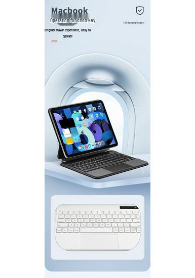 Магнитная подвесная клавиатура Magic Keyboard для iPad Air 11-го поколения и Pro 13 - С подсветкой, с чехлом Sleep Air 5