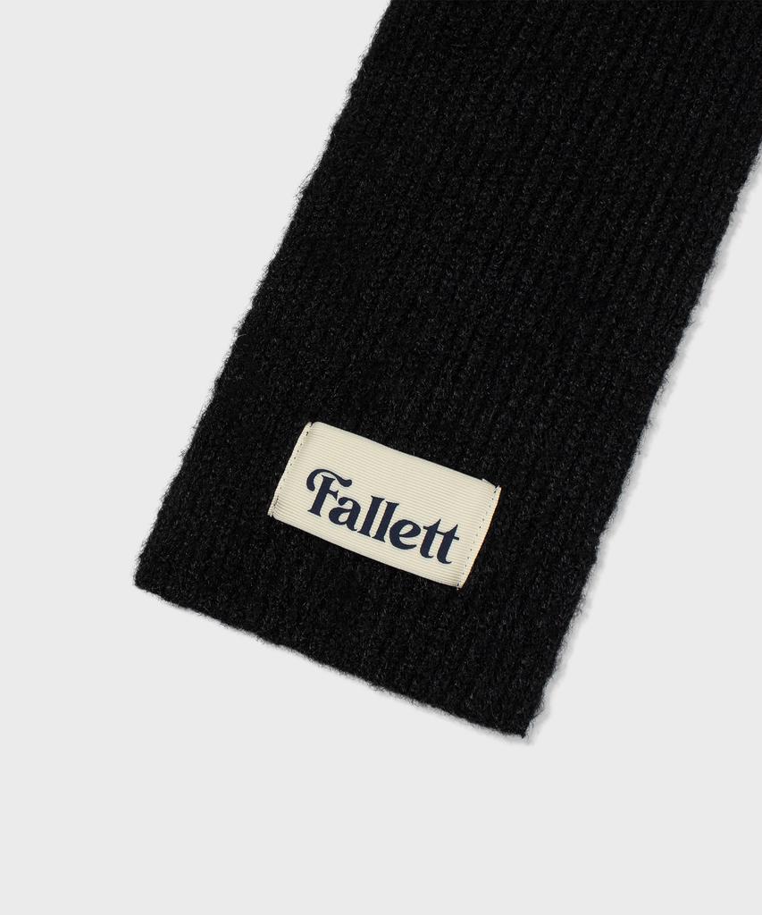 Шерстяной шарф FALLETT Черный