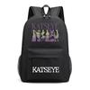 KPOP Katseye Printed Backpack Outdoor Casual Bookbag K-Pop Girl Group Merch Lightweight Large Capacity Travel Daypack
