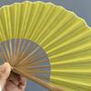 Bamboo Frame Folding Hand Fan Cotton Linen Cloth Retro Handheld  Fan Dance Fan  Chinese Style