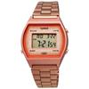 Casio Цифровые часы Винтажная серия B640WCG-5, Розовое золото, Циферблат с блестками