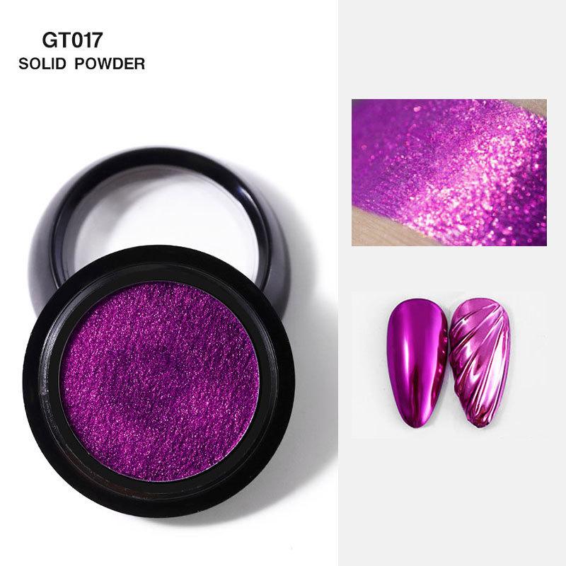 Nail Art, Nail Art Solid Mirror Powder Cosmetic Grade Solid Mirror Flour Titanium Powder Direct Sales