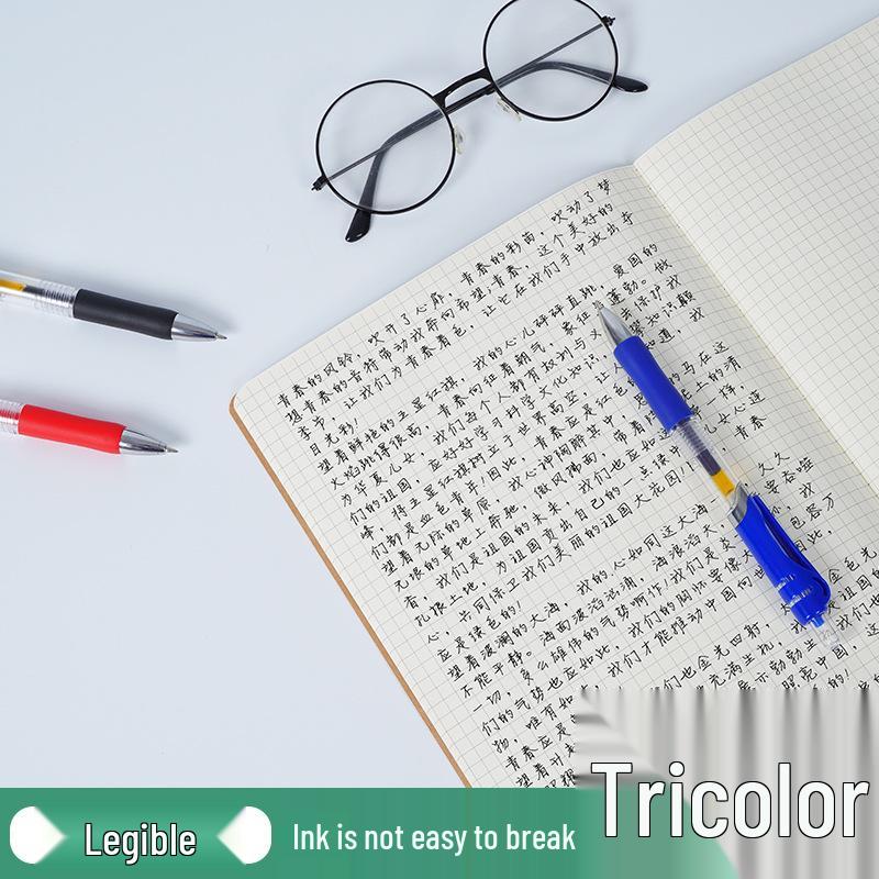 Классическая нажимная шариковая ручка для студентов и учителей - Ручка для экзаменов и подписей