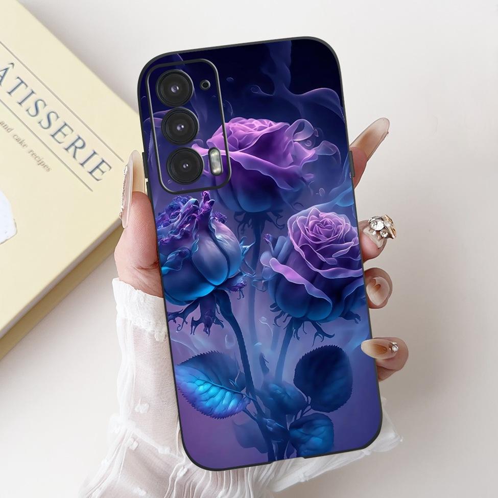 Для телефона Edge 20 20Pro 20Lite Чехол Для Motorola Edge 20 Pro Чехол Силиконовый Роскошный Модный Любовь Милый Кот Девушка Забавный Крутой Расписной