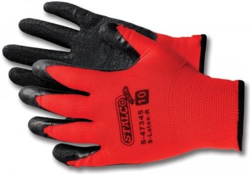 Protective Polyester Gloves S-latex, Size 11