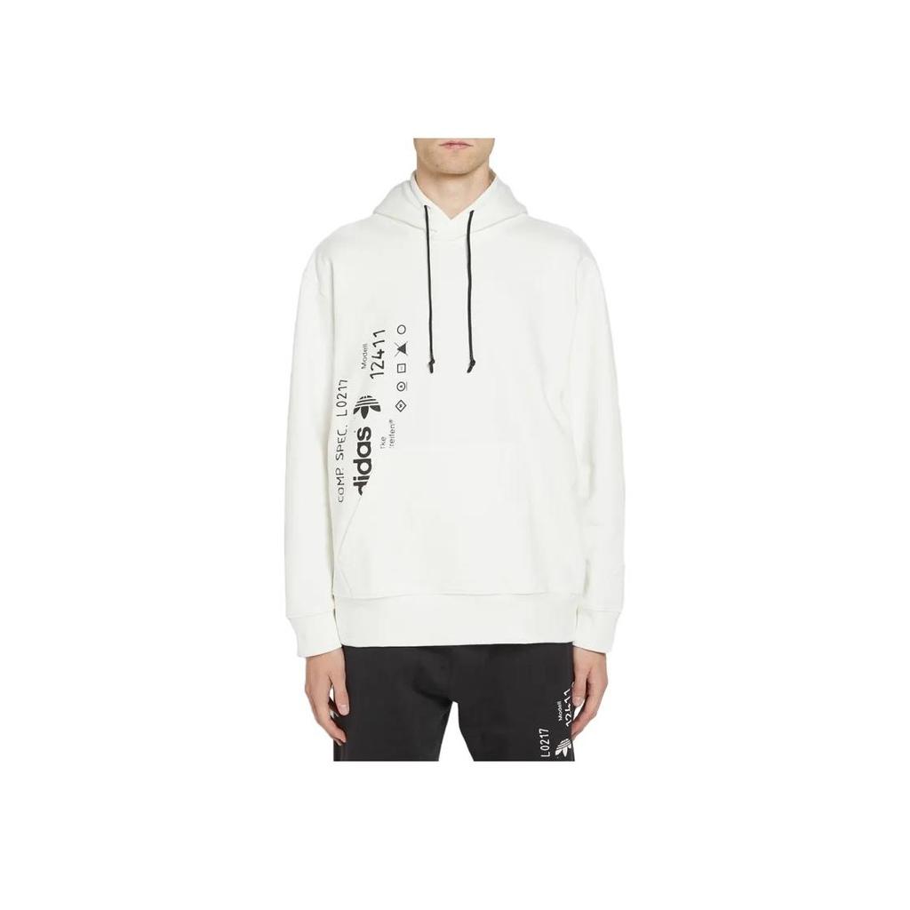 Adidas Originals Trefoil Hoodie Мужские топы с длинными рукавами Off-White CV5052