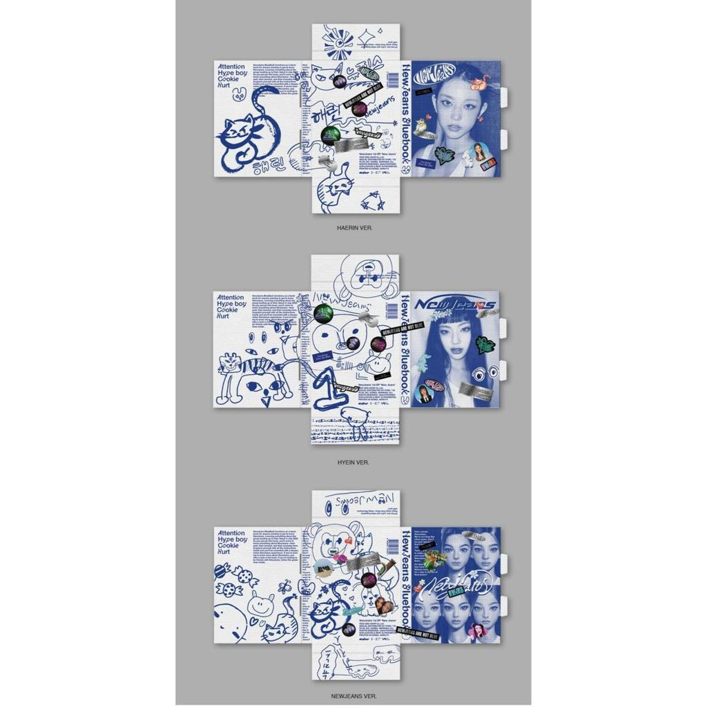 NewJeans Новые джинсы / 1-й EP-альбом (Синяя книга вер.)