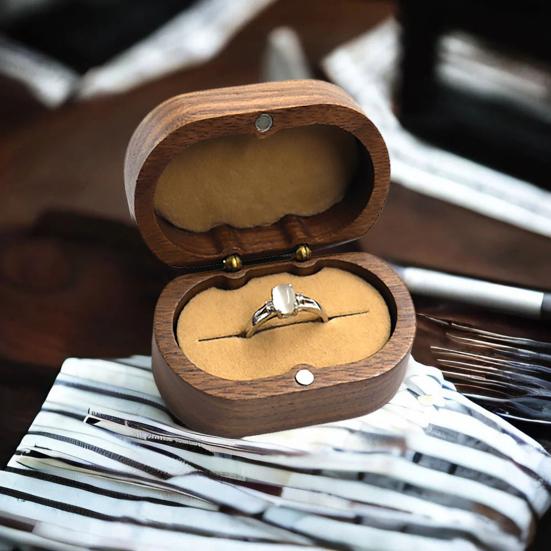 Earring Box Smooth Surface Store Lightweight Wedding Ring Storage Box Home Supply