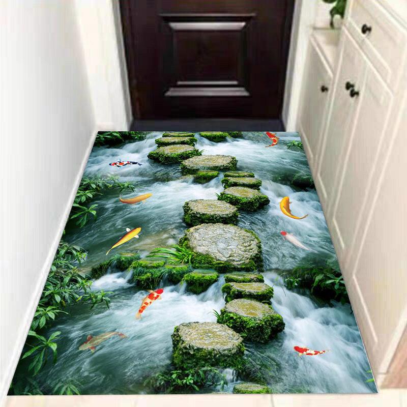 Домашний коврик для пола Коврик для двери Входной коврик Коврик для двери Коврик для ног Входной ковер