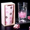 Выпущено в Fuji Glass Tajima Glass Sakura Rock Glass x Стакан для напитков «Сакура» x Мини-стакан для виски «Сакура» x Мини-стакан для напитков «Сакура» набор «Сакура»