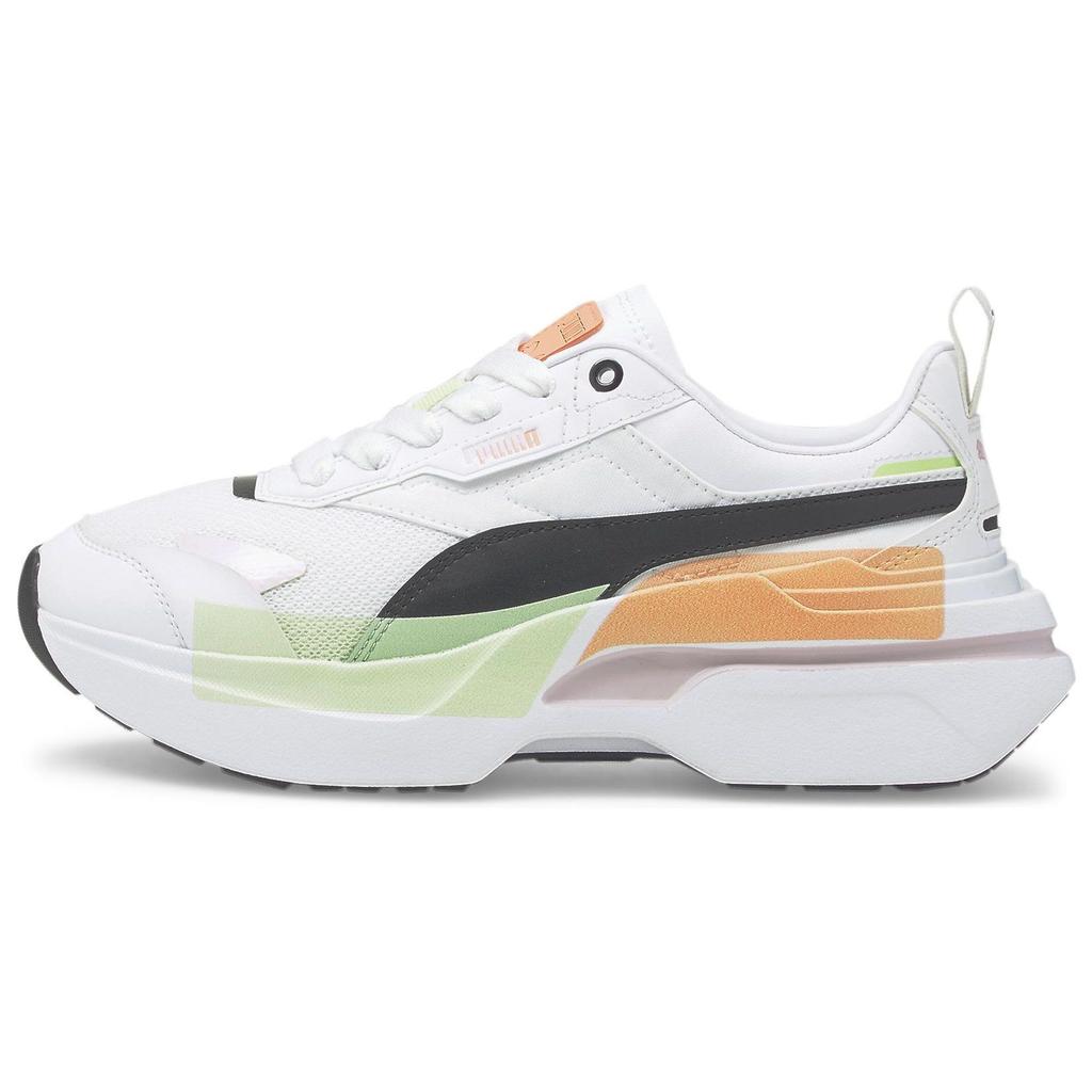 Puma Kosmo Rider MIS White Black Multi-Color Women Sneakers 384856-01