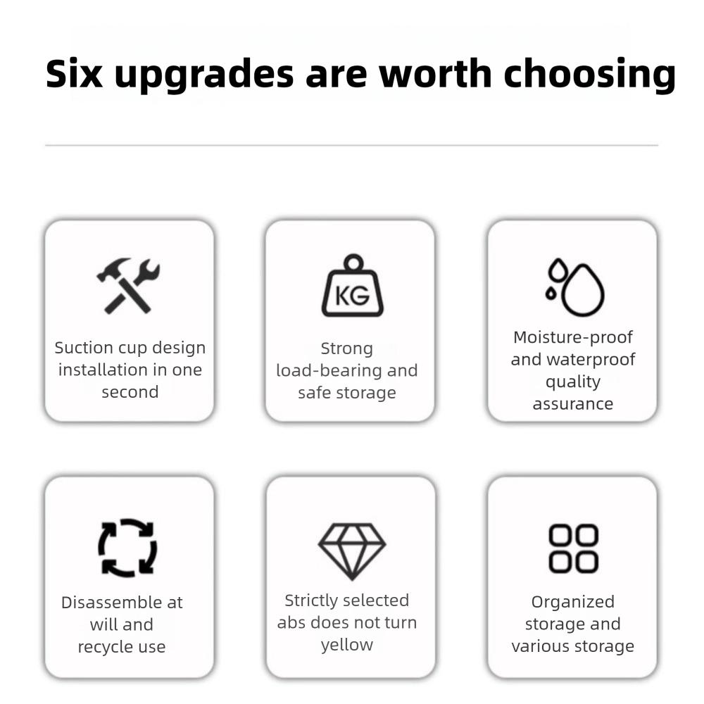 2Pcs Removable Vacuum Double Hooks Traceless Shower Hooks Creative Suction Cup Hooks  Bathroom