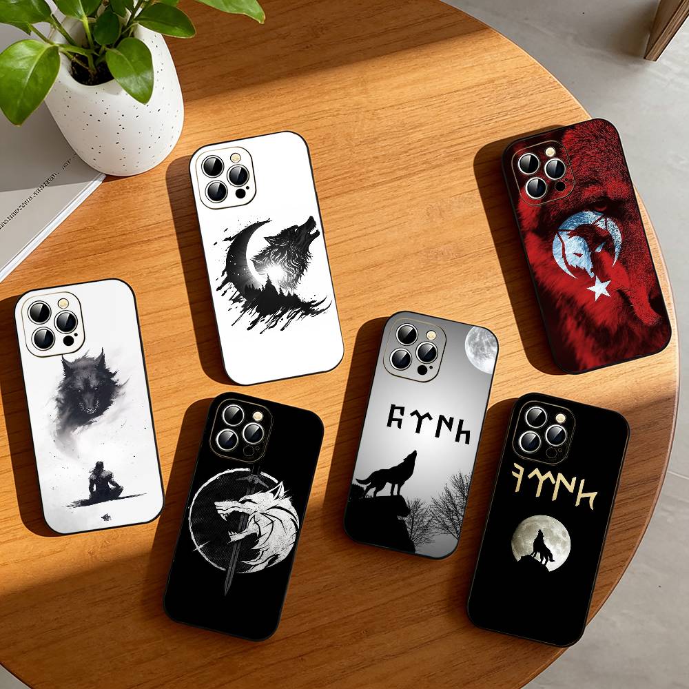 Чехол для телефона Turk Wolf Turkey Flag для iPhone 17,16,15,14,13,12,11 Plus,Pro Max,XS, Мягкий силиконовый черный чехол