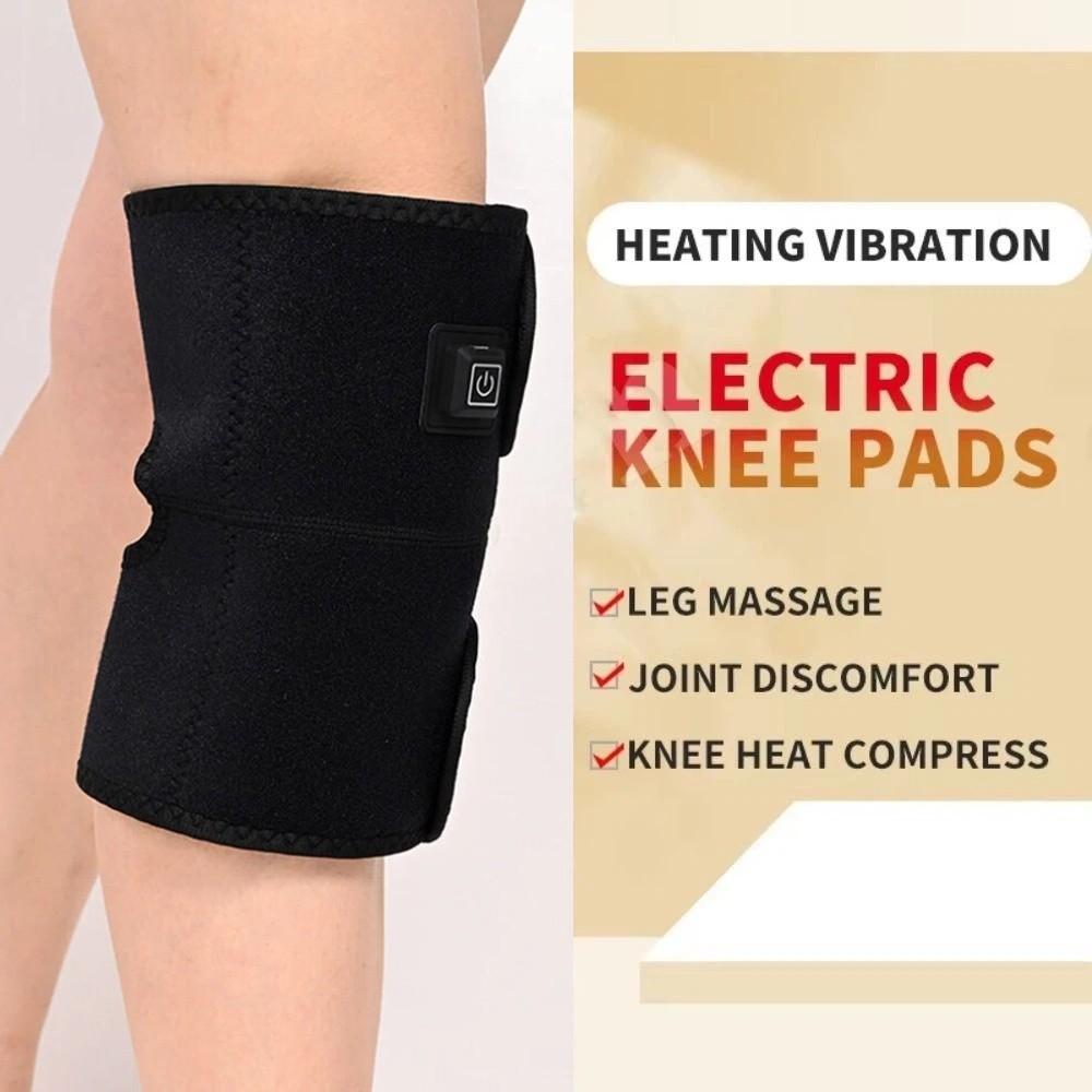 3 Heat Levels Electric Heating Massager Black Heating Vibration Massager Arthritis Prevention