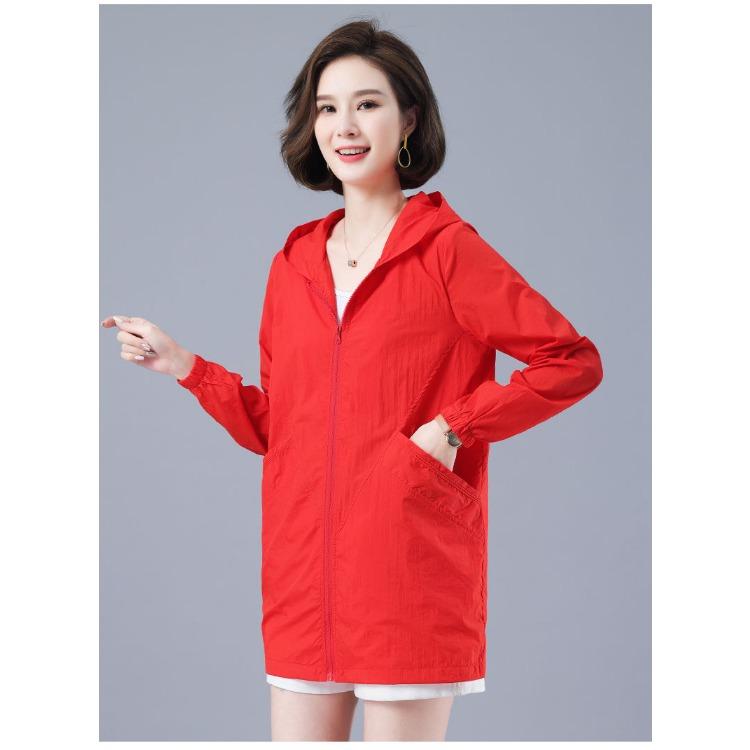 Солнцезащитная верхняя одежда больших размеров для пожилых матерей - дышащий, устойчивый к ультрафиолетовому излучению топ для защиты от солнца