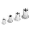200pcspcs Threaded Insert M3, M4, M5, M6 304 Stainless Steel Blind Rivet Nut Set