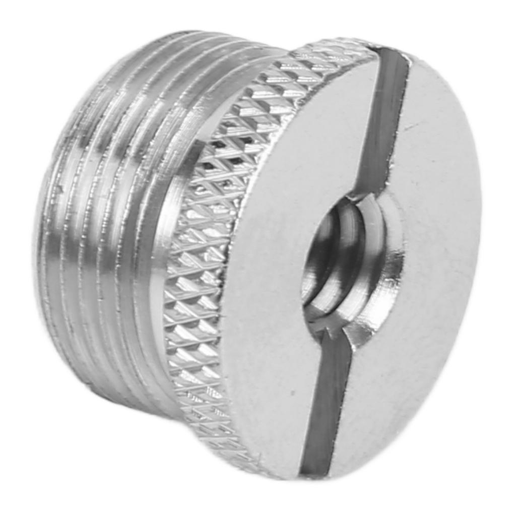 1/4 Female to 5/8 Male Screw Adapter Anodizing Trtment Durbale Mic Thrd Adapter