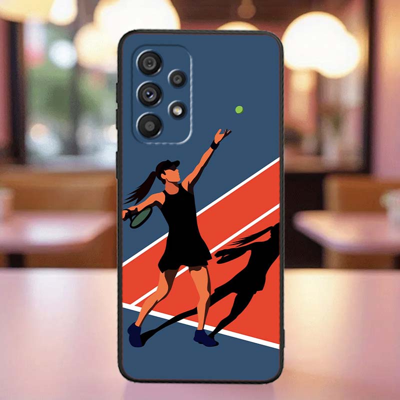 Спортивный стиль Чехол для Samsung A41 A35 A34 A33 A32 A25 A24 A23 A21s A06 A05 A04 A03 Note 10 20 Ultra 5G Черный
