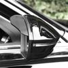 2Pcs Car Rear View Mirror Rain Shield Cover Mirror Rain Guard Carbon Fiber Style